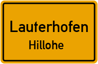 Straßenverzeichnis Lauterhofen Hillohe
