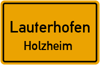 Straßenverzeichnis Lauterhofen Holzheim