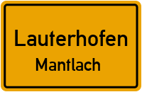 Straßenverzeichnis Lauterhofen Mantlach