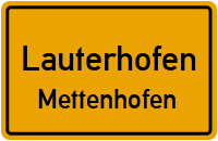 Straßenverzeichnis Lauterhofen Mettenhofen