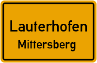 Straßenverzeichnis Lauterhofen Mittersberg