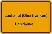 Straßen in Lautertal (Oberfranken) Unterlauter