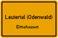 Mühlbergweg in Lautertal (Odenwald)Elmshausen