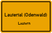 Straßen in Lautertal (Odenwald) Lautern