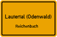 Straßenverzeichnis Lautertal (Odenwald) Reichenbach
