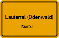 Straßen in Lautertal (Odenwald) Staffel