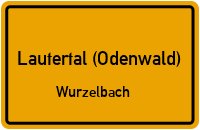 Straßen in Lautertal (Odenwald) Wurzelbach