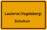 Straßen in Lautertal (Vogelsberg) Eichelhain