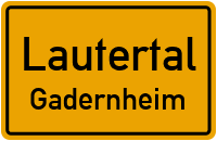Kirchstraße in LautertalGadernheim