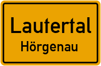 Hauptstraße in LautertalHörgenau