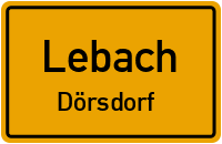 Kortenstraße in LebachDörsdorf