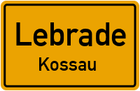 Dorfstraße in LebradeKossau