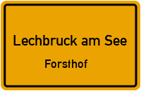 Forsthof in Lechbruck am SeeForsthof