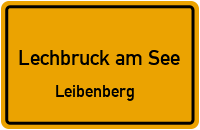 Straßenverzeichnis Lechbruck am See Leibenberg
