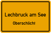 Straßenverzeichnis Lechbruck am See Oberschlicht