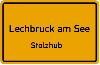 Straßenverzeichnis Lechbruck am See Stolzhub