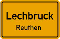 Straßen in Lechbruck Reuthen