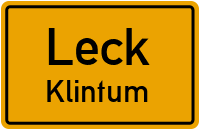 Waldstraße in LeckKlintum