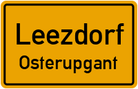 Straßen in Leezdorf Osterupgant