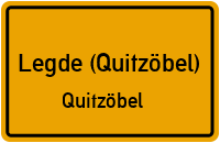 Werbener Straße in Legde (Quitzöbel)Quitzöbel