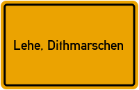 City Sign Lehe, Dithmarschen