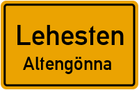 Gönnabach in LehestenAltengönna