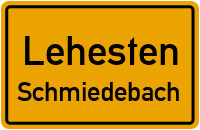 Ortsstraße Schmiedebach Zollhaus/Bärenstein in LehestenSchmiedebach