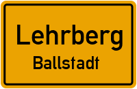 Straßenverzeichnis Lehrberg Ballstadt
