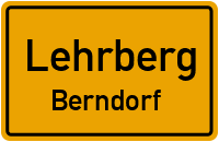 Colmberger Straße in 91611 Lehrberg (Berndorf)