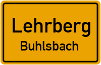 Straßenverzeichnis Lehrberg Buhlsbach