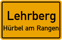 Schlüsselbeinweg in LehrbergHürbel am Rangen