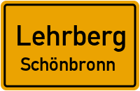 Ringstraße in LehrbergSchönbronn