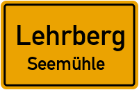 Straßenverzeichnis Lehrberg Seemühle