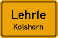 Bürgermeister-Fuge-Straße in LehrteKolshorn