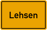 City Sign Lehsen