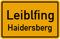 Straßenverzeichnis Leiblfing Haidersberg