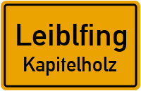 Straßenverzeichnis Leiblfing Kapitelholz