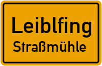 Straßmühlweg in LeiblfingStraßmühle
