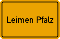 Ortsschild Leimen Pfalz