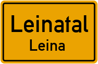 Ernstrodaer Straße in LeinatalLeina