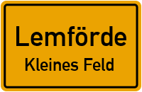 Schlesische Straße in LemfördeKleines Feld