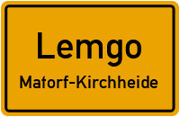 Straßenverzeichnis Lemgo Matorf-Kirchheide