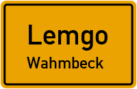 Hauptstraße in LemgoWahmbeck