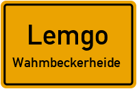 Straßen in Lemgo Wahmbeckerheide
