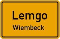 Meinberger Straße in LemgoWiembeck