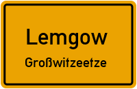 Straßen in Lemgow Großwitzeetze