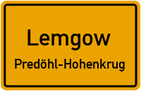 Straßen in Lemgow Predöhl-Hohenkrug