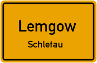 Straßen in Lemgow Schletau