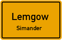 Straßenverzeichnis Lemgow Simander