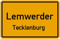 August-Hinrichs-Straße in LemwerderTecklenburg